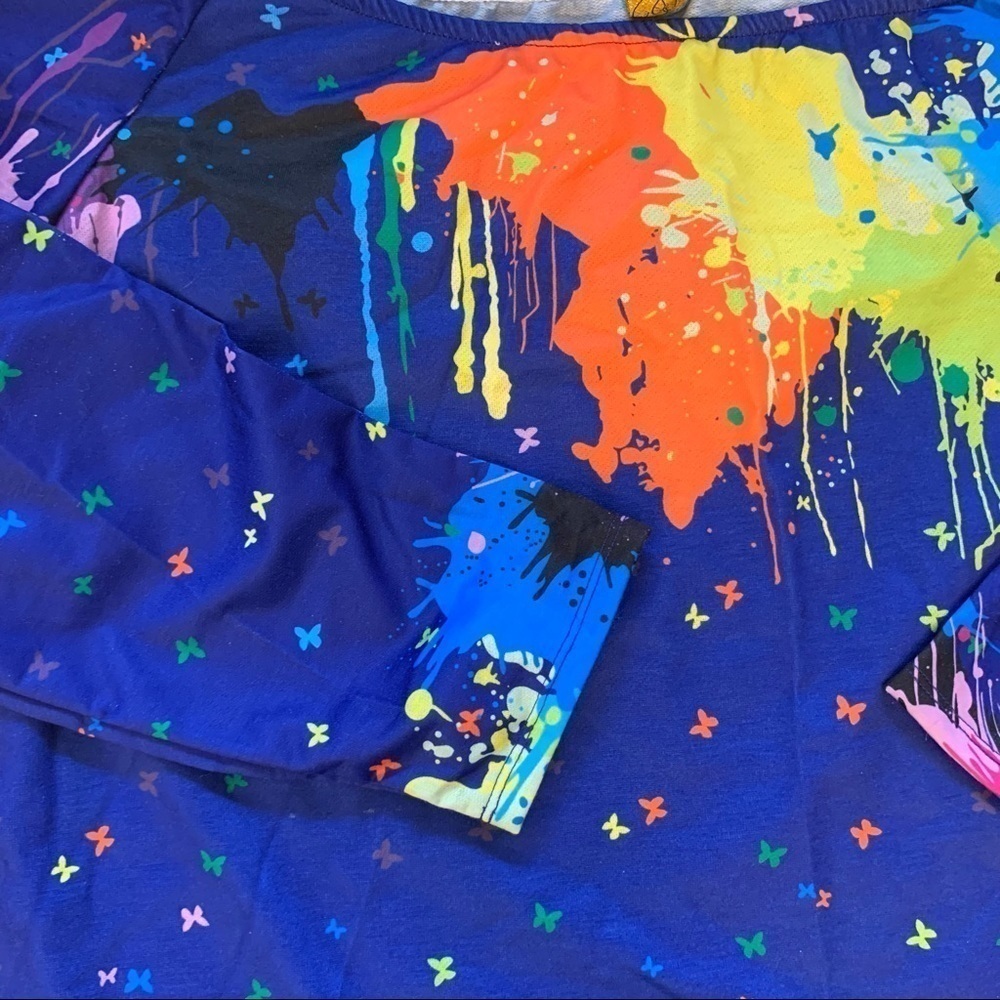 Off Shoulder Splash Paint Set - Picture 8 of 8